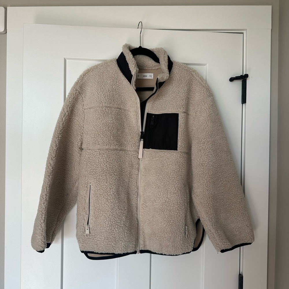 Mango fleece jacket